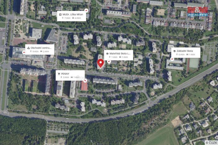 Prodej bytu 3+1, Praha - Troja, Lešenská, 67 m2