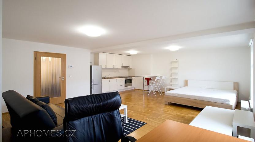 Pronájem bytu 1+kk, Praha - Žižkov, Jagellonská, 48 m2
