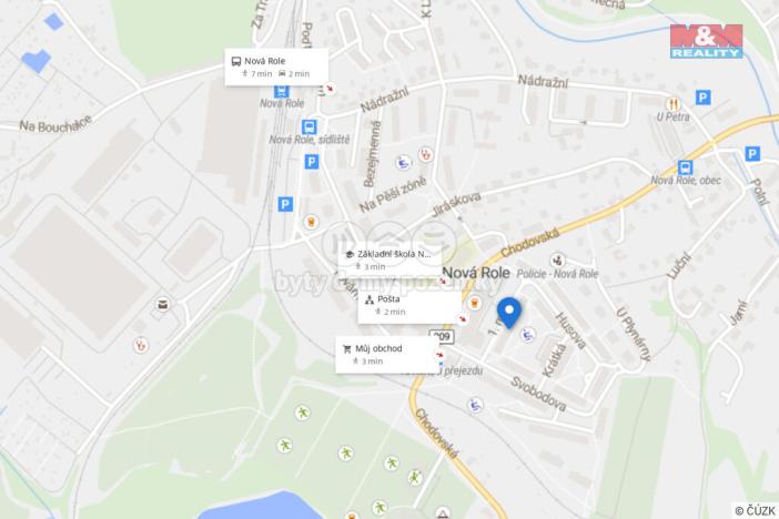 Prodej bytu 3+1, Nová Role, 1. máje, 69 m2