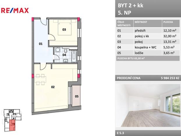 Prodej bytu 2+kk, Frýdek-Místek - Místek, Bezručova, 65 m2