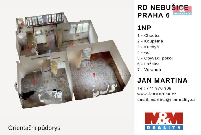 Prodej rodinného domu, Praha - Nebušice, Nebušická, 130 m2