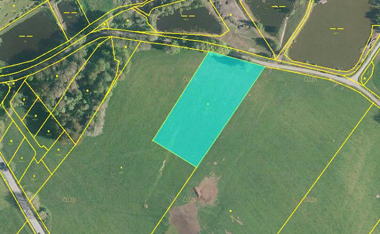 Prodej louky, Horní Planá - Pernek, 8530 m2