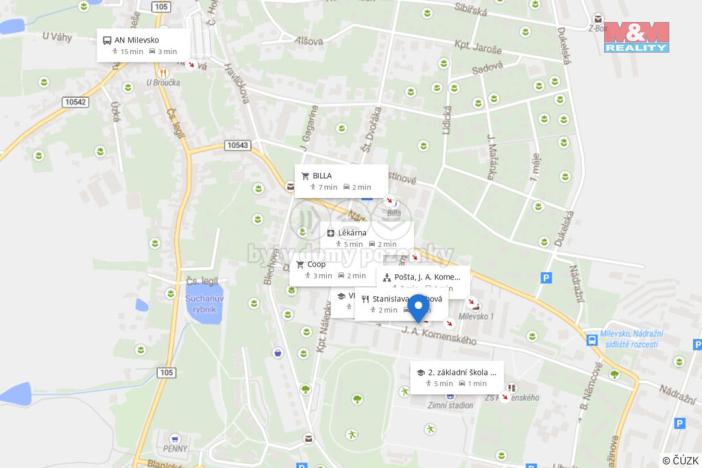 Prodej bytu 3+1, Milevsko, J. A. Komenského, 81 m2