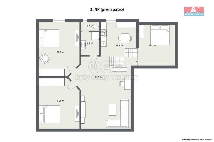 Prodej rodinného domu, Krásné Údolí, 125 m2