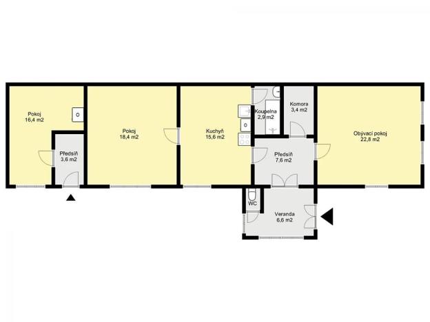 Prodej pozemku pro bydlení, Chlístovice, 1388 m2