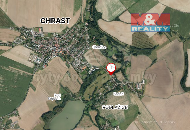 Prodej komerčního pozemku, Chrast - Podlažice, 862 m2