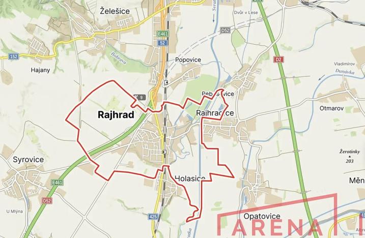 Prodej pole, Rajhrad, 46471 m2