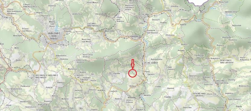 Prodej lesa, Plavy, 1810 m2