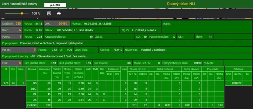 Prodej lesa, Vlastiboř, 3495 m2