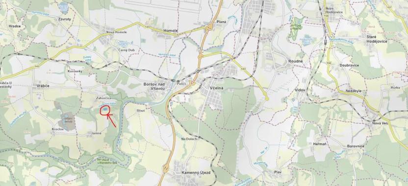 Prodej pozemku, Boršov nad Vltavou, 7673 m2