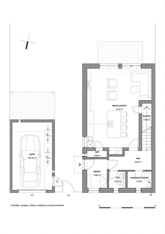 Prodej rodinného domu, Milovice, Lipová, 137 m2