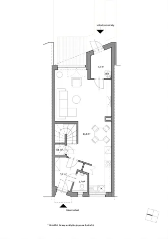 Prodej rodinného domu, Milovice, Topolová, 110 m2