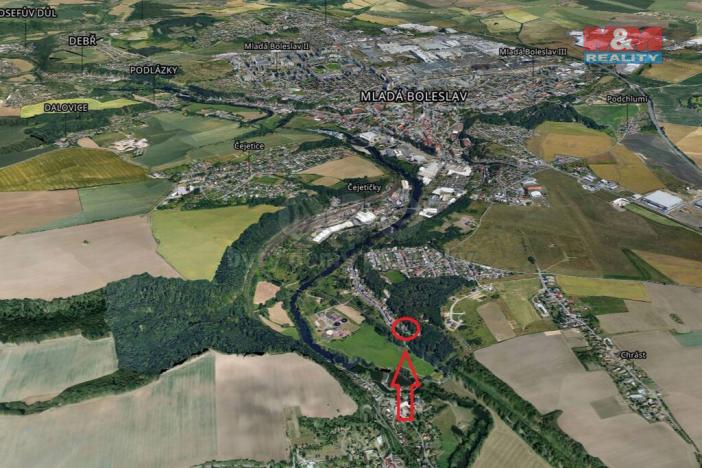 Prodej pozemku pro bydlení, Mladá Boleslav - Čejetice, 384 m2