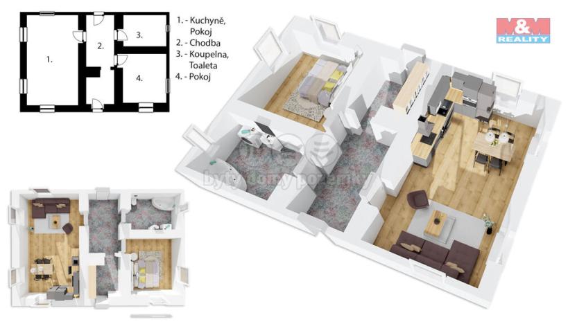 Prodej rodinného domu, Strašín, Lazny, 200 m2