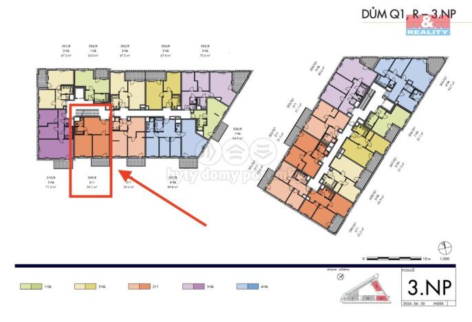 Prodej bytu 2+1, Praha - Hlubočepy, Gollové, 59 m2