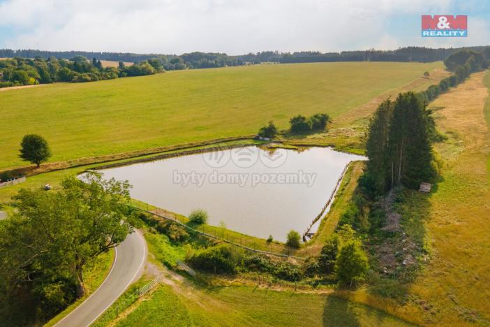 Prodej rybníku, Olbramov - Zádub, 6672 m2