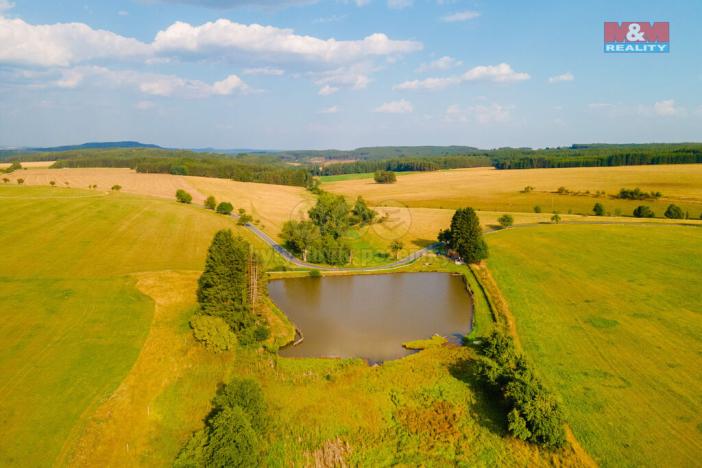 Prodej rybníku, Olbramov - Zádub, 6672 m2