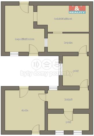 Prodej rodinného domu, Studená, Vrší, 87 m2