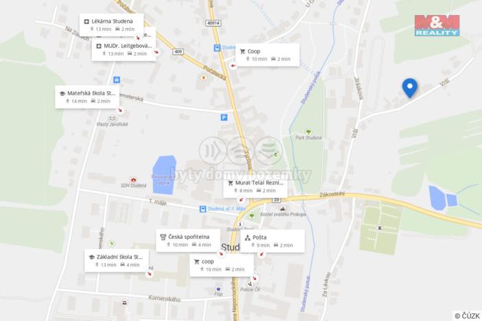 Prodej rodinného domu, Studená, Vrší, 87 m2