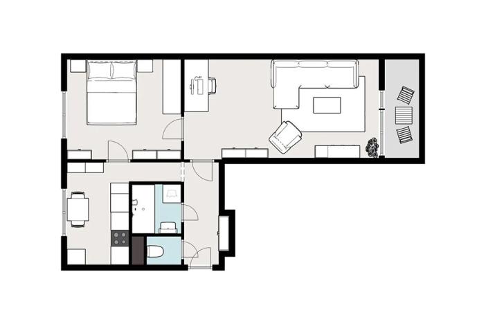 Prodej bytu 2+1, Dobříš, Jáchymovská, 51 m2