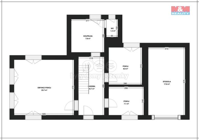 Prodej rodinného domu, Příkrý, 128 m2