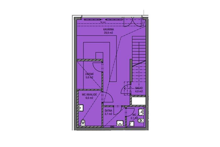 Prodej obchodního prostoru, Praha, U Pergamenky, 108 m2
