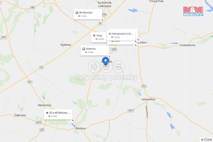 Prodej pozemku pro bydlení, Dolenice, 428 m2