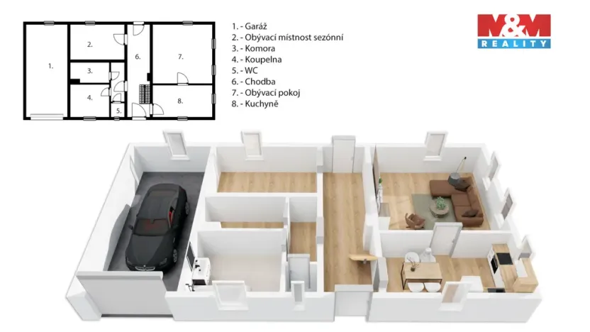Prodej rodinného domu, Zdelov, 71 m2