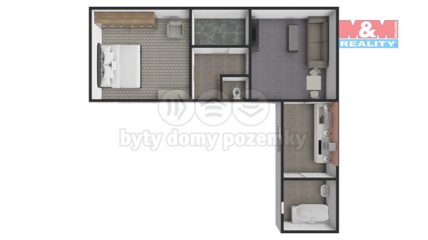 Prodej rodinného domu, Kačice, Pod školou, 60 m2