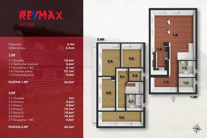 Prodej rodinného domu, Jindřichovice pod Smrkem, 140 m2
