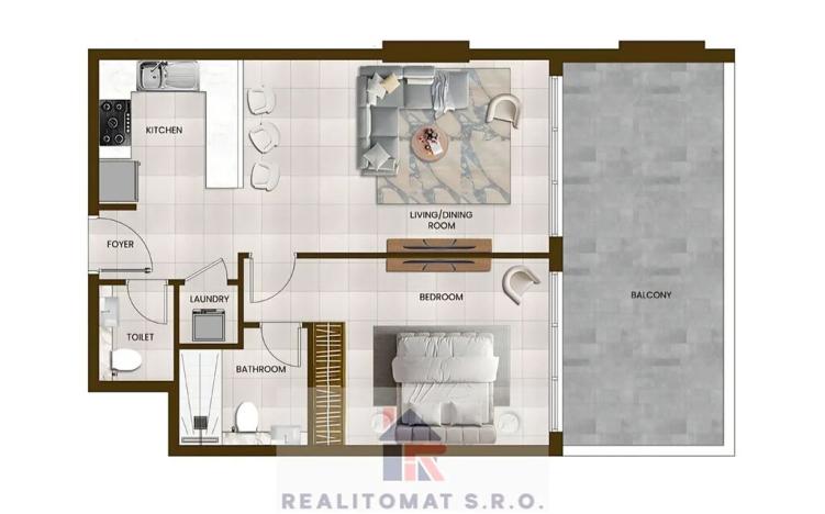 Prodej bytu 2+kk, Dubaj, Spojené arabské emiráty, 60 m2