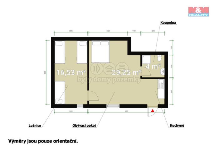 Pronájem činžovního domu, Sytno, 49 m2