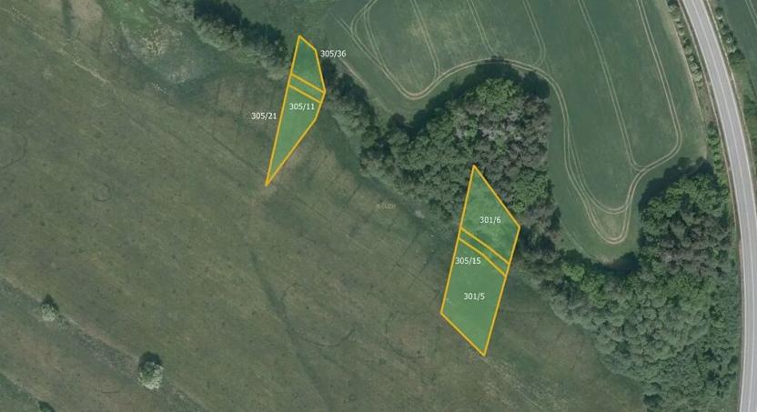 Prodej louky, Vilémovice, 37257 m2