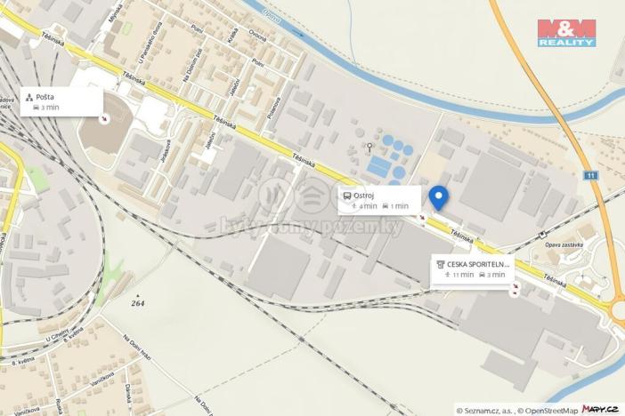 Pronájem kanceláře, Opava - Předměstí, Těšínská, 30 m2