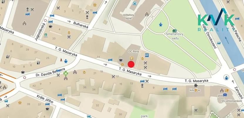 Pronájem obchodního prostoru, Karlovy Vary, T. G. Masaryka, 371 m2