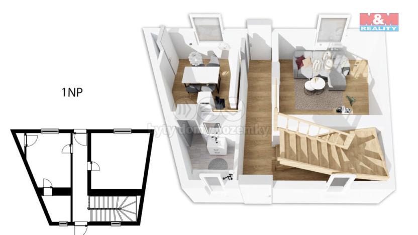 Prodej rodinného domu, Rakovník - Rakovník II, Smetanova, 75 m2