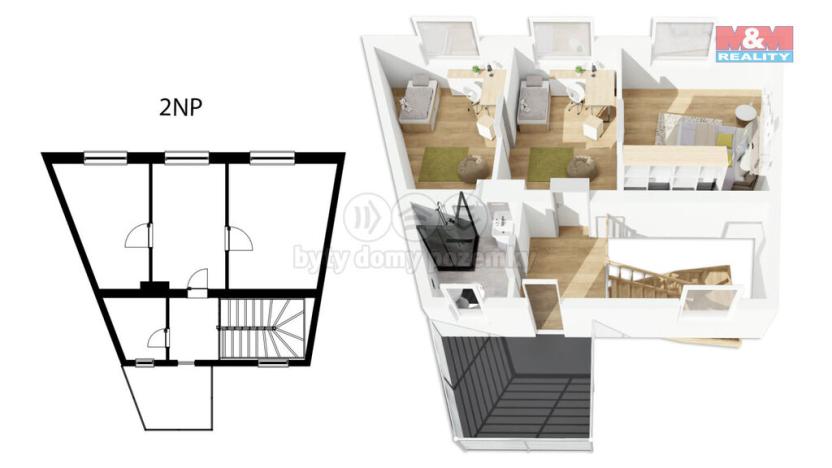 Prodej rodinného domu, Rakovník - Rakovník II, Smetanova, 75 m2