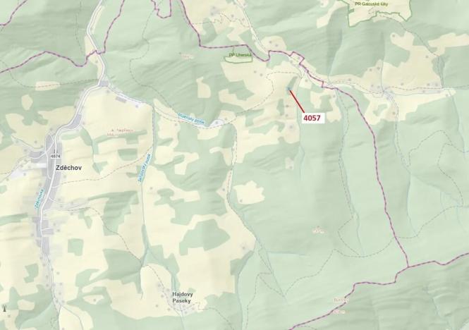 Dražba lesa, Zděchov, 435 m2