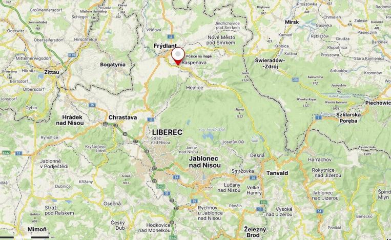 Prodej pozemku, Raspenava, 376 m2