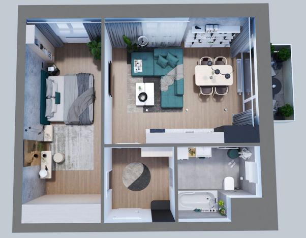 Prodej bytu 2+kk, Oslavany, Letkovská, 52 m2