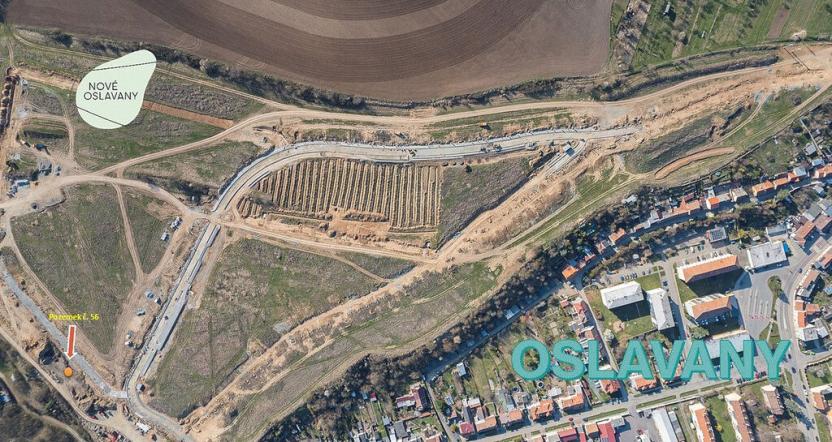 Prodej pozemku, Oslavany, 1079 m2
