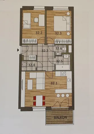 Prodej bytu 3+kk, Praha, Ústecká, 70 m2