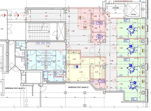Pronájem ordinace, Opava, náměstí Republiky, 17 m2