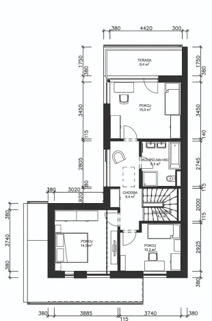Prodej rodinného domu, Ústí nad Orlicí, Východní, 120 m2