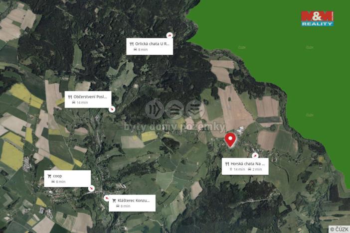 Prodej pozemku pro bydlení, České Petrovice, 3216 m2