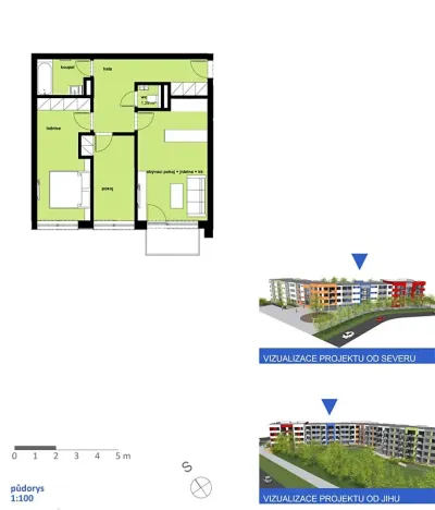 Prodej bytu 3+kk, Benešov, U Pivovaru, 65 m2