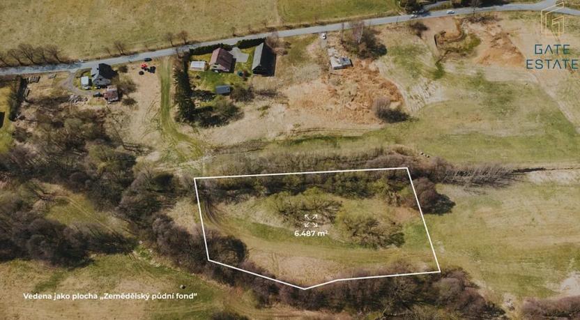 Prodej pole, Dolní Morava, 6487 m2