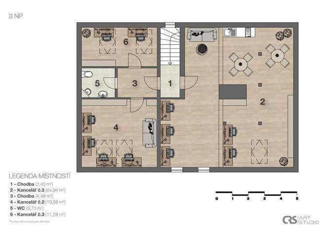 Prodej kanceláře, Mladá Boleslav, Ptácká, 305 m2