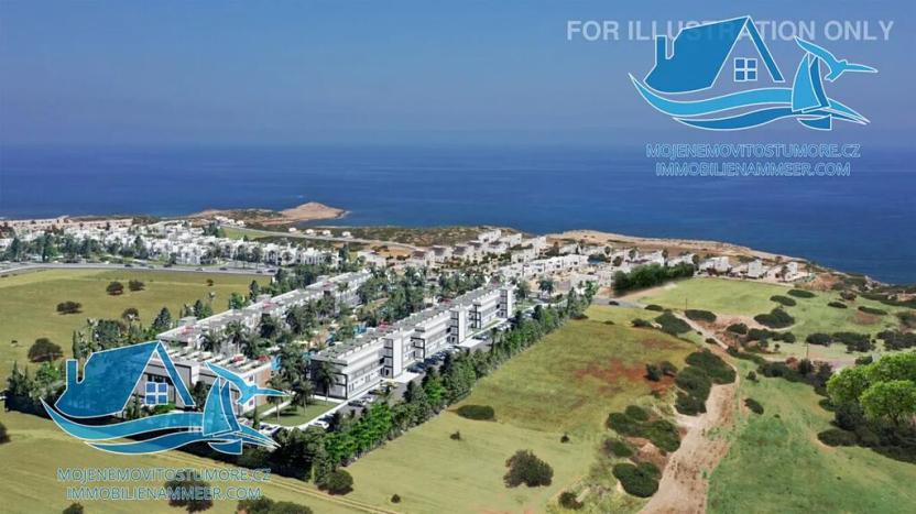Prodej bytu 1+kk, Agios Amvrosios Keryneias, Kypr, 37 m2