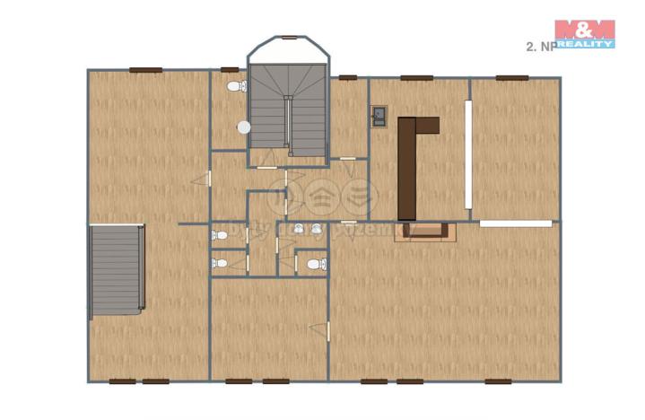 Prodej restaurace, Chomutov, Husova, 308 m2